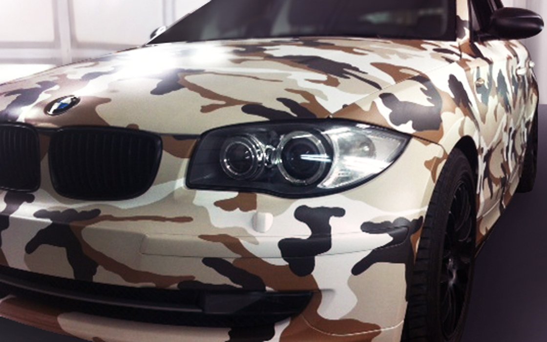 car wrapping camouflage
